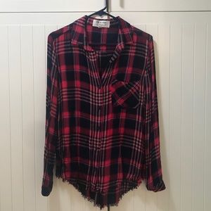 Cloth and Stone Plaid Flannel Shirt